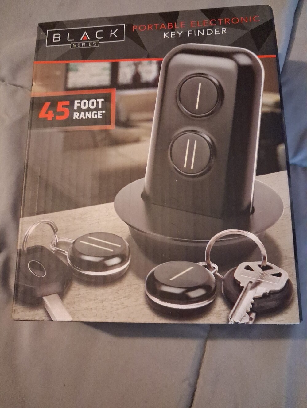 Black Series Portable Electronic Key Finder